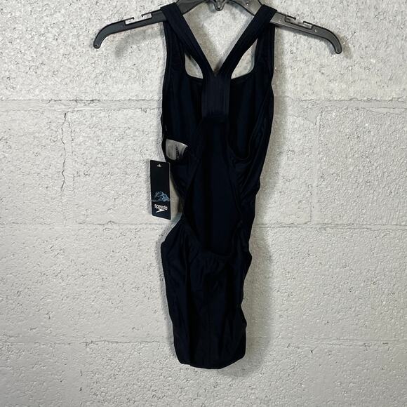 Speedo Women's Power Flex Eco Super Pro Swimsuit, Size 28, Black - Picture 7 of 8